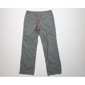 The North Face Womens 8 Distressed Horizon II Hiking Camp Trekking Pants Gray